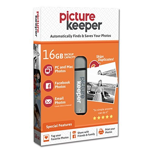 Product Cover Picture Keeper 16GB Portable USB Photo Backup and Storage Device for PC and MAC Computers