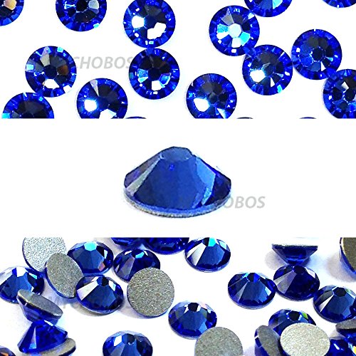 Product Cover SAPPHIRE (206) blue Swarovski NEW 2088 XIRIUS Rose 20ss 5mm flatback No-Hotfix rhinestones ss20 144 pcs (1 gross) *FREE Shipping from Mychobos (Crystal-Wholesale)*