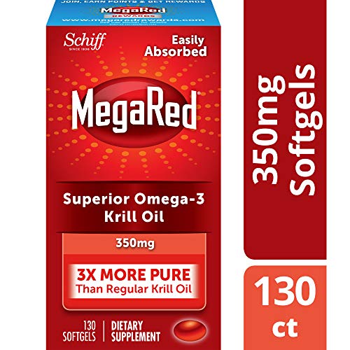 Product Cover MegaRed 350mg Omega-3 Krill Oil - No fishy aftertaste as with Fish Oil 130 ea