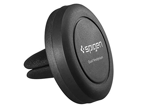 Product Cover Spigen Kuel Q11 Quad Car Phone Mount Magnetic Air Vent Phone Holder Works with Most Smartphones - Black
