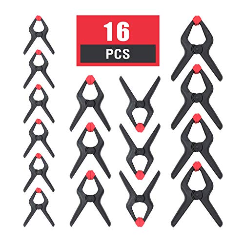 Product Cover WORKPRO 16-Piece Nylon Spring Clamp Set -4pc 6-1/2