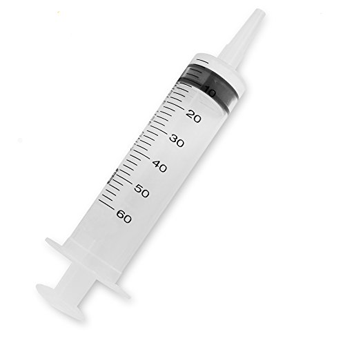 Product Cover EXELint 60 ml Disposable Syringe, Sterile Single Pack, 50 ml to 60 ml Medical Grade Catheter Tip