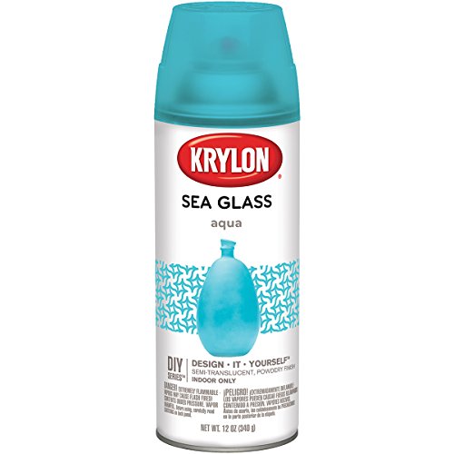 Product Cover Krylon K09057007 Sea Glass Spray Paint, Aqua, 12 Ounce