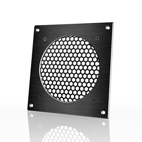 Product Cover AC Infinity Ventilation Grille, for PC Computer AV Electronic Cabinets, Also mounts one 120mm Fan