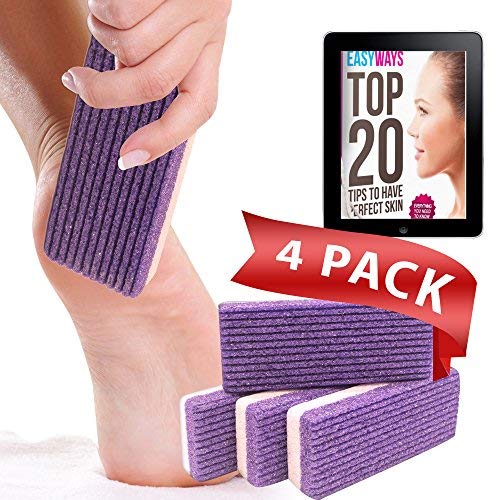 Product Cover Love Pumice 2 in 1 Pumice Stone for Feet, Hands and Body, (Pack of 4)