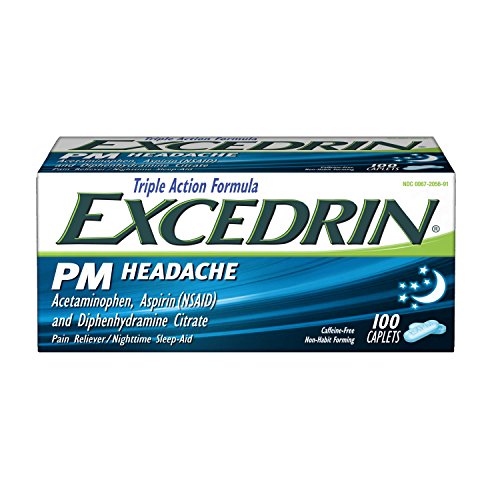 Product Cover Excedrin PM Sleeping Aid for Headache Relief, 100 count