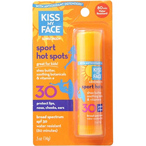 Product Cover Kiss My Face SPF 30 Hot Spots Sunscreen: 0.5oz Stick (2 Pack)