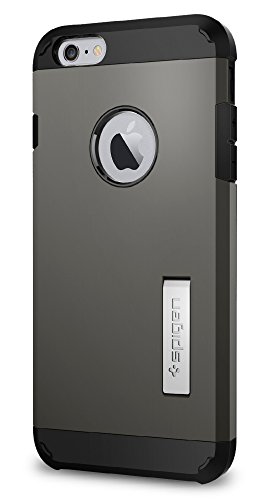 Product Cover Spigen [Tough Armor] iPhone 6 Plus 6S Plus Cover with Reinforced Kickstand and Heavy Duty Protection and Air Cushion Technology for iPhone 6 Plus 6S Plus - Gunmetal