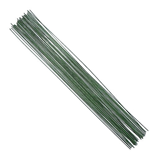 Product Cover DECORA 18 Gauge Dark Green Floral Paper Wrapped Wire 16 inch,50/Package