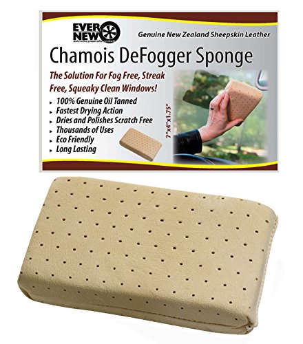 Product Cover Chamois DeFogger Sponge by Ever New Automotive Revolutionary Design! The Solution for Fog Free, Streak Free, Squeaky Clean Windows! Use it in Your Car, Boat, RV or Home! 100% Guarantee!