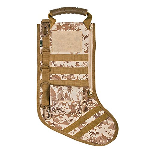 Product Cover RUCKUP RUXMTSDDC Tactical Christmas Stocking, Full, Desert Digital Camo