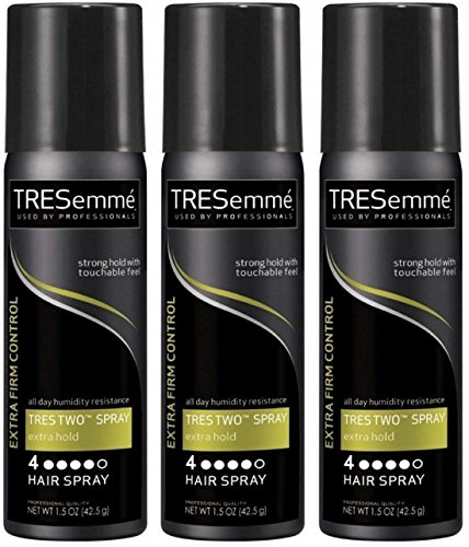 Product Cover TRESemmé TRES Two Aerosol Hair Spray Extra Hold,Travel Size,1.5 oz(Pack of 3)