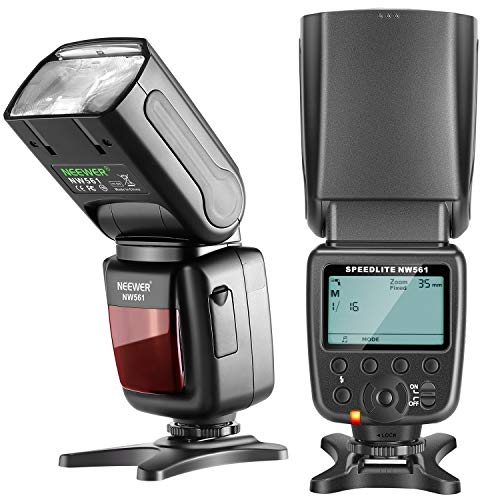 Product Cover Neewer NW-561 LCD Display Speedlite Flash for Canon & Nikon DSLR Cameras,Such as Canon EOS 1100D 550D,5D Mark II III and Nikon D7200 D7100 D7000 and Other DSLR Cameras with Standard Hot Shoe