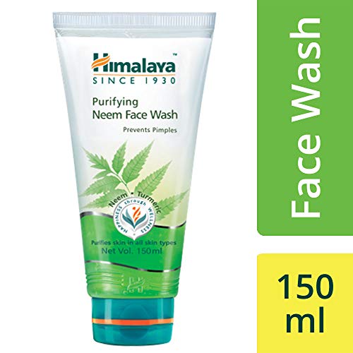 Product Cover Himalaya Purifying Neem Face Wash with Neem and Turmeric for Occasional Acne, 5.07 oz (150 ml)