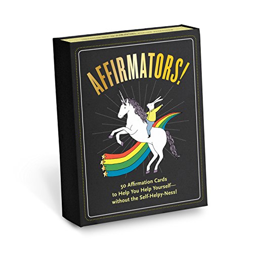 Product Cover Knock Knock Affirmators! 50 Affirmation Cards to Help You Help Yourself - Without The Self-Helpy-Ness!