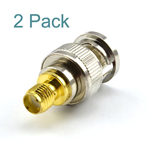 Product Cover Maxmoral BNC Male to SMA Female Plug RF Coaxial Adapter Connector 2PCS