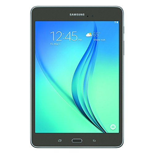 Product Cover Samsung Galaxy Tab A SM-T350 8-Inch Tablet (16 GB, Titanium) W/ Pouch (Renewed)