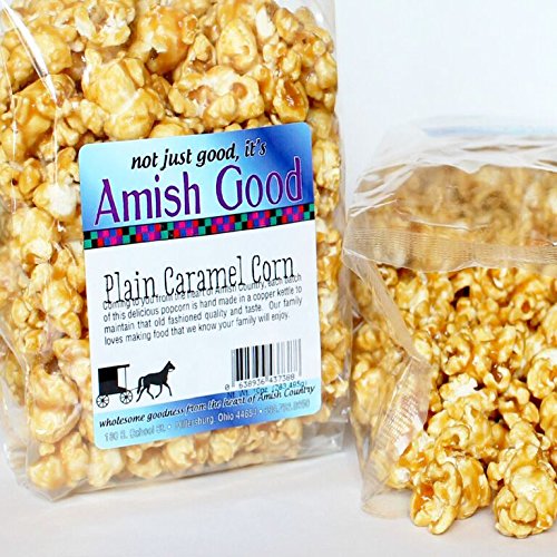 Product Cover Amish Good Premium Caramel Popcorn Real Butter and Coconut Oil in 10 Ounce Bag