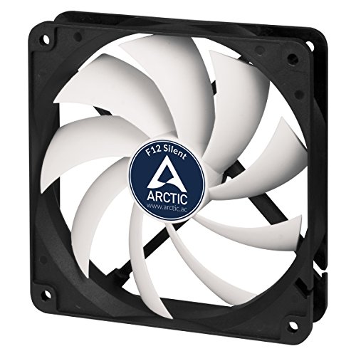 Product Cover ARCTIC F12 Silent, 120 mm 3-Pin Fan with Standard Case and Higher Airflow, Quiet and Efficient Ventilation