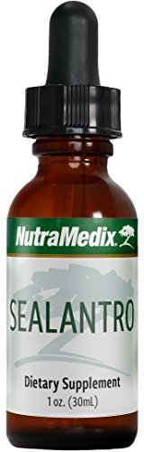 Product Cover NutraMedix Sealantro - Cilantro, Chlorella + Red Seaweed Blend Drops (1 Ounce, 30 Milliliters)