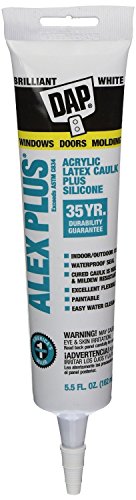 Product Cover Dap 18128 Alex Plus Acrylic Latex Caulk Plus Silicone 5.5-Ounce (3 Pack)