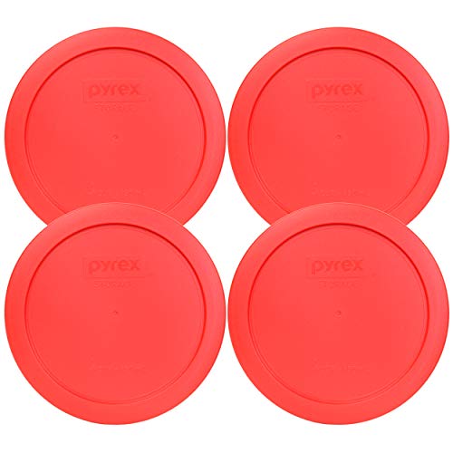 Product Cover Pyrex 7201-PC Round Red 6.5