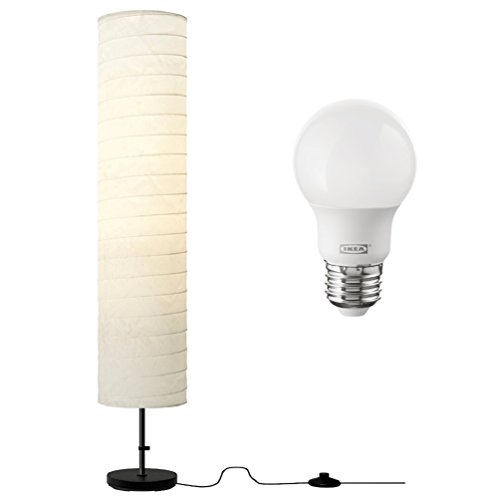 Product Cover HOLMO Lamp + E27 Light Bulb : Ikea Holmo 46 Inch Floor Lamp with LED Bulb