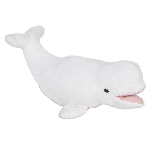 Product Cover Rhode Island Novelty White Beluga Whale Pounce Pal Plush Stuffed Animal