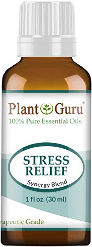 Product Cover Stress Relief Essential Oil Blend 1 oz / 30 ml 100% Pure, Undiluted, Therapeutic Grade. Anxiety, Depression, Relaxation, Boost Mood, Uplifting, Calming, Aromatherapy, Diffuser.