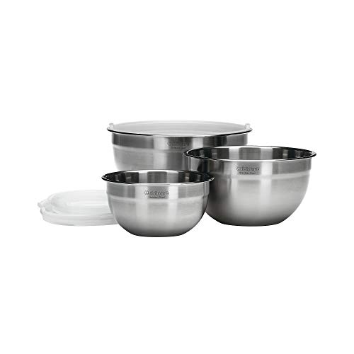 Product Cover Cuisinart SB-302LP Chef's Classic Mixing Bowls, 5 quart, Stainless Steel