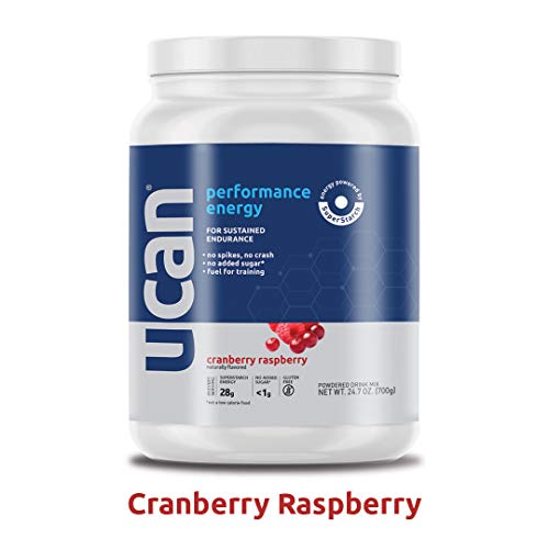 Product Cover UCAN Performance Pre-Workout Energy Powder with SuperStarch, Cranberry Raspberry - Vegan, No Added Sugar, Gluten Free, Keto Friendly, No GI Distress - (20 Servings)