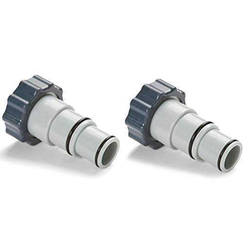 Product Cover Intex Replacement Hose Adapter A w/Collar for Threaded Connection Pumps (Pair)