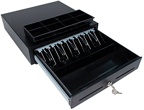Product Cover Star Micronics CD3-1616 Traditional 5 Bill / 8 Coin Cash Drawer with 2 Media Slots and Included Cable (16