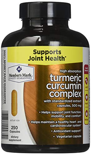 Product Cover Member's Mark 500mg Turmeric Curcumin Complex Dietary Supplement (250 ct.)