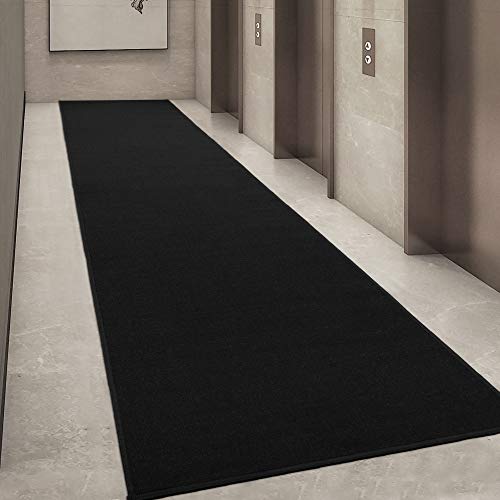 Product Cover Ottomanson Ottohome Collection Solid Design Hallway Kitchen Runner Rug (Non-Slip) Rubber Backing Area Rug, 20