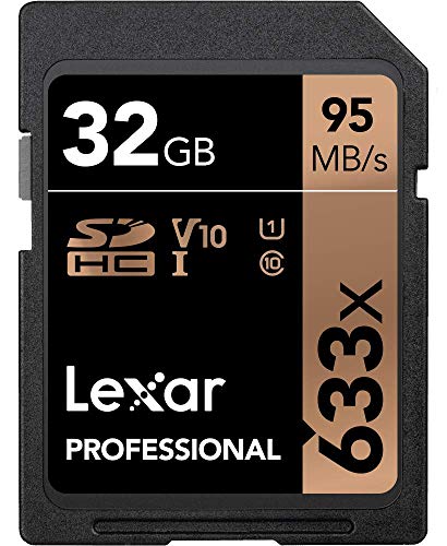 Product Cover Lexar Professional 633x 32GB SDHC UHS-I Card w/Image Rescue 5 Software - LSD32GCB1NL633