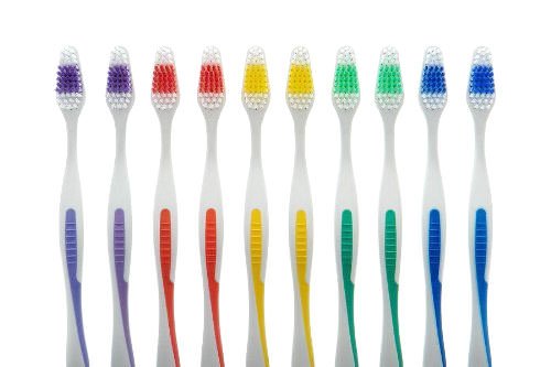 Product Cover 100 Toothbrush Standard Classic Medium Soft Individually Wrapped