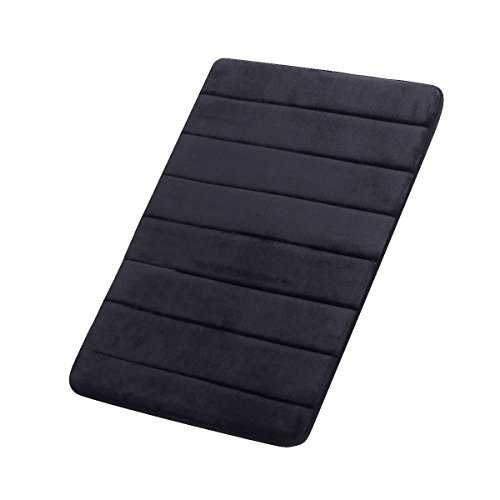 Product Cover 16\ X 24\ : [Update] FindNew Microfiber Memory Foam Bath Mat with Anti-Skid Bottom Non-Slip Quickly Drying (16