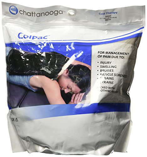Product Cover Chattanooga ColPac Cold Therapy, Black Polyurethane, X-Large/Oversized Cold Pack (12.5