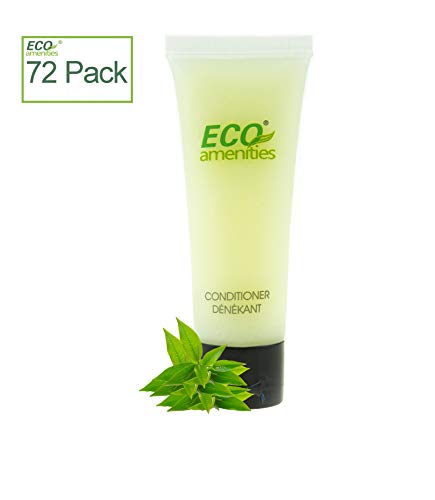 Product Cover ECO AMENITIES Transparent Tube Flip Cap Individually Wrapped 30ml Conditioner, 72 Tubes per Case