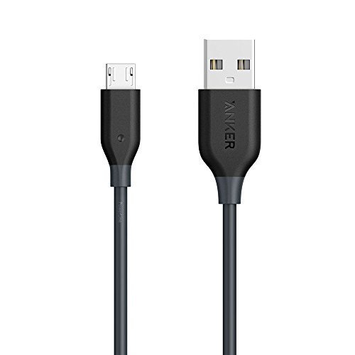 Product Cover Anker Powerline Micro USB - Durable Charging Cable, with 5000+ Bend Lifespan for Samsung, Nexus, LG, Motorola, Android Smartphones and More (Black, 3ft)