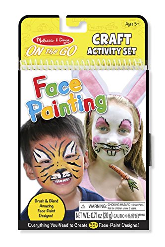 Product Cover Melissa & Doug On the Go Face Painting Craft Activity Set (35+ Designs, Great Gift for Girls and Boys - Best for 5, 6, 7, 8, 9 Year Olds and Up)