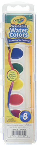 Product Cover Crayola Washable Watercolors 8 ea (Pack of 2)