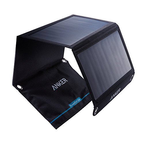 Product Cover Anker Power Port Solar Charger (21W 2-Port Usb Solar Panel Charger) For Iphone 6 / 6 Plus, Ipad Air 2 / Mini 3, Galaxy S6 / S6 Edge