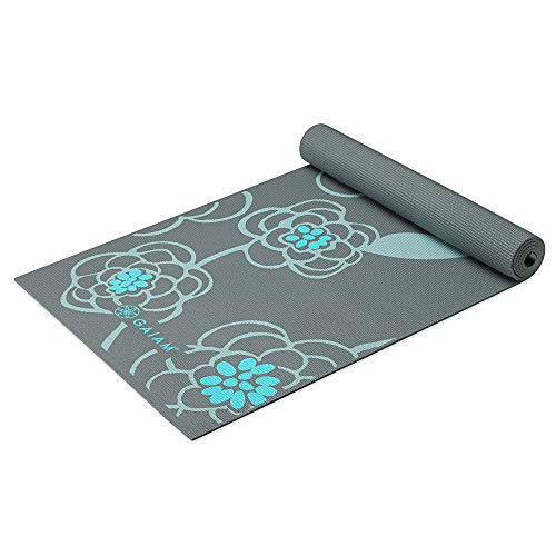 Product Cover Gaiam Yoga Mat - Premium 6mm Print Reversible Extra Thick Non Slip Exercise & Fitness Mat for All Types of Yoga, Pilates & Floor Workouts (68