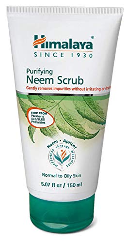 Product Cover Himalaya Purifying Neem Scrub with Turmeric and Apricot for Normal to Oily Skin, 150ml/5.07oz
