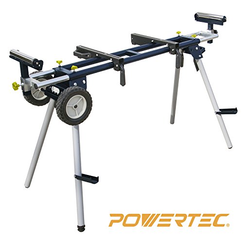 Product Cover POWERTEC MT4000 Deluxe Miter Saw Stand with Wheels and 110V Power Outlet