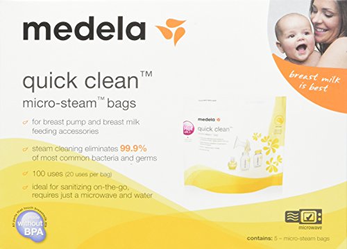 Product Cover Medela Quick Clean Micro-Steam Bags Economy (20 Bags Total) by Medela