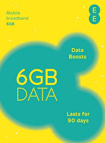 Product Cover Europe (UK EE) 4G Mobile Broadband Data SIM preloaded with 6GB lasting 90 days FREE ROAMING / USE in Europe