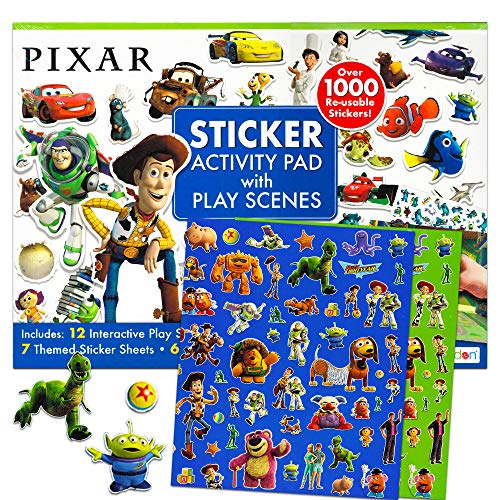 Product Cover Disney Pixar Ultimate Sticker Activity Pad ~ Over 1000 Pixar Stickers Featuring Cars, Finding Nemo, Toy Story, Monsters Inc. and More!